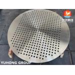 ASTM A182 F316L / 1.4404 Stainless Steel Tube Sheet Heat Exchanger Tube Plate for sale