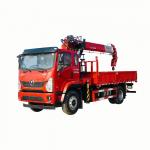 Shacman 4x2 Crane Truck With Telescopic Arm 4 Section 8 Tons Vehicle Mounted Crane for sale