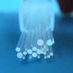 1100 Degree Fused Silica Rods 1mm 2mm 3mm 4mm 5mm To 90mm Outer Diameter for sale