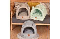 China Soft Plush Premium Cotton No Deformation Cave Bed Cat supplier