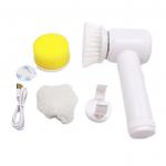 5 In 1 Multifunctional Cleaning Brush  With 3 Replacement Brush Heads for sale