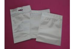 China Zipper Lock Foil Pouch Packaging With Handle For Chemical Powder supplier