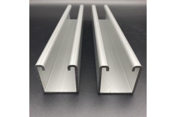 Slotted Plain Custom Aluminum 6005 Unistrut Channel