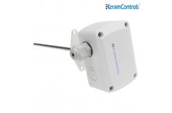 China Duct Mounted Temperature Sensor With 65mm Length Probe supplier