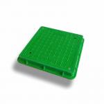 Anti Corrosion FRP BMC Manhole Cover With Smooth Surface And Reinforced Ribs Ideal For Water Treatment Projects for sale