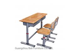 China BAILI Classroom Tables And Chairs 18mm MDF With Melamine Board supplier