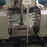 Double-Sided Multi-Hole Drilling Machine For Valve Flanges & Tees  High-Speed PLC Control for sale