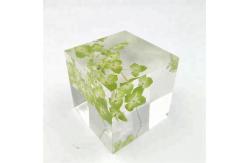 China Folk Art Flower Paperweight  Transparent Acrylic Paperweight Sample Available supplier