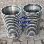 Stainless Steel Durable Wedge Wire Rotary Drum Fish Barrier Screens wedge wire screen