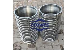China Stainless Steel Durable Wedge Wire Rotary Drum Fish Barrier Screens wedge wire screen supplier