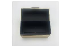 China Custom Printed Handmade Luxury Gold Simple Flip Skincare Empty Paperboard Rigid Boxes supplier