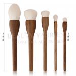 5piece Antibacterial Makeup Brushes Makeup Blending Brush Set Customizable for sale