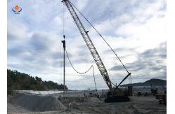 China Bottom Feed Electrical Vibroflot 180KW Offshore Stone Column Constriction Application supplier