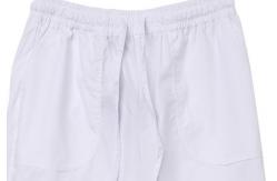 China Elastic Waist Draw String White Chef Pants supplier