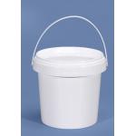 Screen Printing Plastic Food Pail With Bucket Design For Convenience