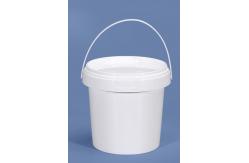 China Screen Printing Plastic Food Pail With Bucket Design For Convenience supplier