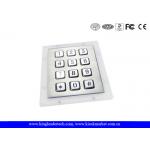 3×4 Matrix Metal Numeric Keypad 12 Backlit SS Keys Panel Mount