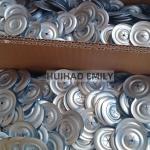 Square Stainless Steel Self Locking Washer , Round Type Insulation Speed Clips for sale