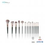 Foundation 11pcs Wooden Handle Makeup Brushes Blending Contour for sale