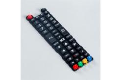 China TV Remote Control 20 to 80 Shore A Custom Silicone Rubber Keypads supplier