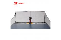 China DC 12V Automatic Table Tennis Ball Launcher Robot Trainer 80 Balls Capacity supplier
