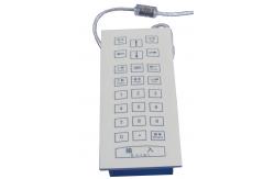 China 19 key industrial membrane IP65 keypad with USB , short stroke 0.45mm supplier