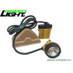 Rechargeable Mining Led Corded Cap Lamp with red warning Cable light 10.4Ah SAMSUNG Battery 25000lux high quality for sale