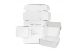 China Fashion Style Retangular Mailer Paper Box White Shoes And Clothing Shipping Boxes supplier