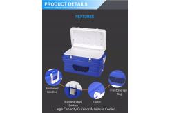 China 90L Large Capacity Durable Insulation Ice Cooler Box With Wheels Easy Carry supplier