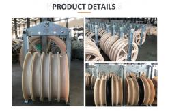 China 916mm Nylon Sheave Overhead Power Line Conductor Stringing Blocks supplier