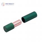 3.8g Empty Aluminum Lipstick Tube Magnetic In Matte Gold Color for sale