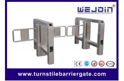 China Access Control System Secure Swing Barrier Gate With Stainless Steel Housing supplier