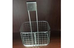China SS304 Metal Houseware silver Plating Wire Mesh Hanging Baskets supplier