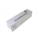 White Corrugated Folding Carton Box Carton For Single Pack Wine Bottle for sale