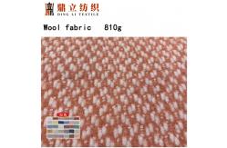 China 830gsm Tartan Chenille Polyester Tweed Wool Fabric Lady Overcoat Material supplier