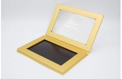 China Makeup Empty Magnetic Palette Refilling Light Golden Metalized With Mirror supplier