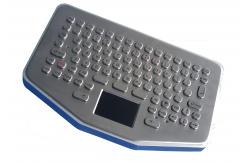 China 92 keys 2.00 Long stroke industrial metal coal mine keyboard with touchpad supplier