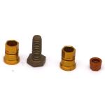 Customized Size Precision CNC Parts Brass Nuts For Aeronautical for sale