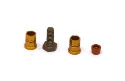 China High Precision Brass Nuts Bolts CNC Milling Processing ISO Certificate supplier