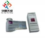 Polypropylene Custom Vial Labels with Removable Adhesive and Lamination Finishing