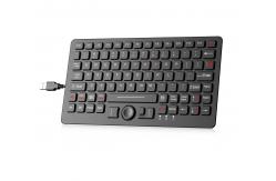 China 90 Keys Silicone Rubber Military Keyboard, IP65 Dynamic Sealed EMC Keyboard supplier