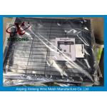 Black Powders Sparyed Coating Welded Wire Fence Gate With Square Post
