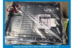 China Black Powders Sparyed Coating Welded Wire Fence Gate With Square Post supplier