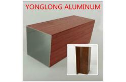 China High Transparency Aluminium Furniture Profiles For Wardrobe , 1.2 / 1.4 Thinckness supplier
