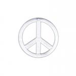 Peace Sign Embroidered Iron On Fabric Patches 3D Handmade DIY For Garment Hat for sale