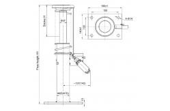 China CE Standard Elevator Safety Components Elevator Oil Buffer Load 600-3000kg supplier