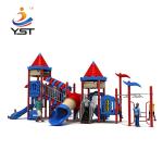 Castle Series Kindergarten Childrens Garden Slide With 114mm Post for sale