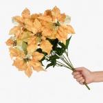 Realistic Simulation Plastic Silk Cloth Flower Bouquet Home Table Christmas Scene Decoration Desktop Ornament for Table for sale