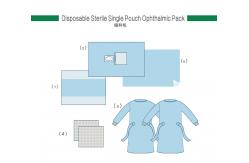 China SMS Eye Surgery Pack Hospital Ophthalmic Drape With Pouch supplier