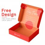 Collapsible Kraft Paper Corrugated Boxes Recycled Printed  Customized